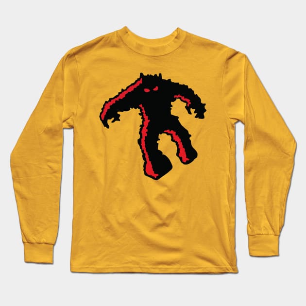 Space Invader Alien Long Sleeve T-Shirt by RoswellWitness